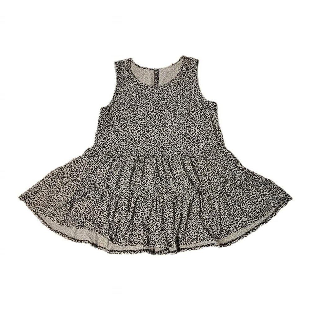 Black and White Sleeveless Eliana Top